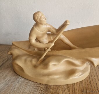 keramická soška kanoisty - Vanča, 50 cm - 3