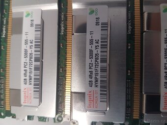 Paměť 16GB 4x 4GB 4Rx8 PC2-5300F ECC DDR2-667MHz - 3