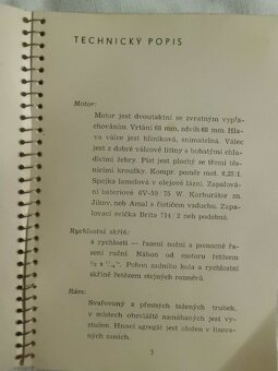 Originál Původní NÁVOD K OBSLUZE - OGAR 250 CCM - 1946 - 3