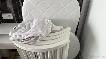 Kulatá rostoucí postýlka Oval Bed 9v1 bílá - 3