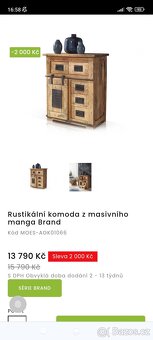 Rustikální komoda - 3