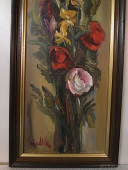 Obraz květinové zátiší, Josef Nejedlík - 3