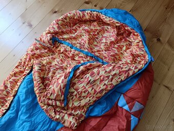 Dětský spacák HUSKY KIDS-merlot oranžový, spací pytel - 3