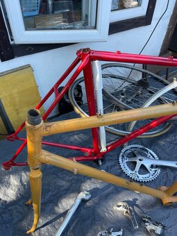 Rám kola pedály měnič kliky osa brzdy - 3