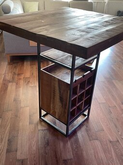 Barový stůl se židlemi - 3