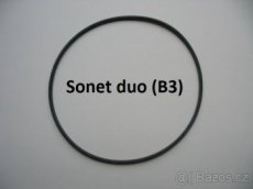 Řemínek a obložení setrvačníku pro B3 a Sonet duo - 3