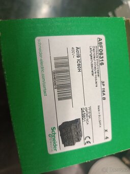 SCHNEIDER Jistič 16B/3 iC60H A9F06316 - 3