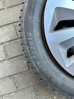 5x100 R15 alu Škoda Fabia 3 originál VW zimní - 3
