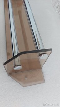 Držák/věšák na ručníky (sklo + chrom) - 3