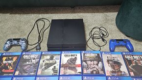 Konzole Sony playstation4 včetně kabelů,ovladačů a 38 her - 3