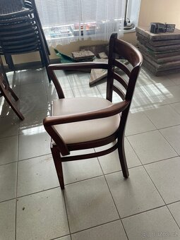 Židle Ton + stoly - 3