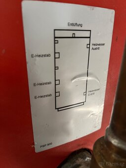 Akumulační nádrž 300l+el.těleso 4,5kW - 3
