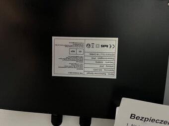 Led Zrcadlo v černém rámu 2.jakost - 3