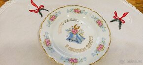 Překrásná značk.vánoční sada.Vysoce zlacená čajová souprava - 3