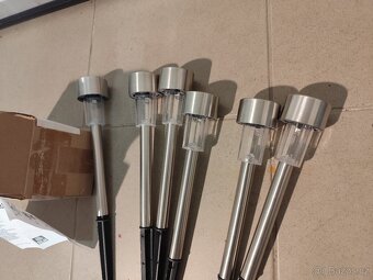 Solární světla lampičky na zahradu 6 ks. - 3