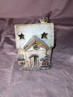 Vánoční domečky na čajovou svíčku. - 3