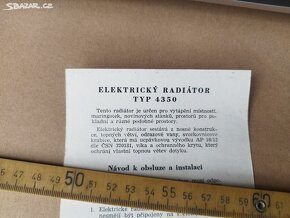 Topný radiátor 220v - 500/1000W - 3