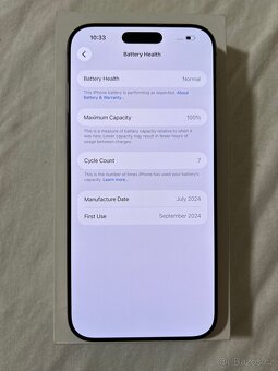 iPhone 16 Pro Max – 256 GB TOP STAV - 3