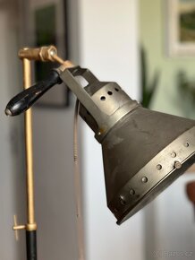 Retro Vintage Lampa 1930 se sklicky a zrcatkY - 3
