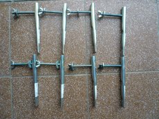 Držák kol pozink ocel 100x200 mm - 3