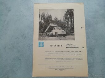 Tatra 138 S3 - prospekt 1961 třístranný sklápěč - 3