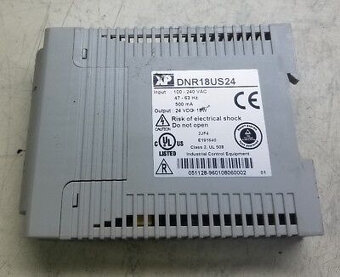 Napájecí zdroje na DIN lištu - 24V/18W, 120W - DNR18; DNR120 - 3