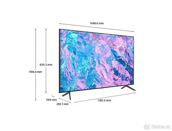 SAMSUNG chytrý televizot 65” CU7100 UHD 4K HDR - 3