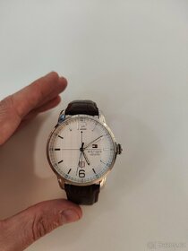 Tommy Hilfiger hodinky, kožený pásek - 3