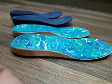 Ortopedické vložky do bot 2x dělka 18cm, 1x délka 17cm - 3