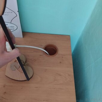 Velký pracovní stůl tvaru L se skříňkou - 3