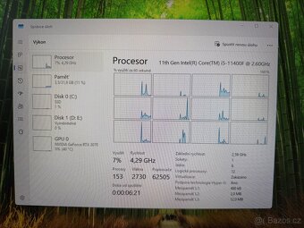 Herní PC | i5 11400F, RTX 3070, 32GB, 1TB SSD s WIFI - 3