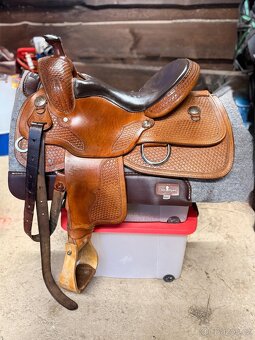 Westernová deka Wool delt 3/4 31x32 - 3