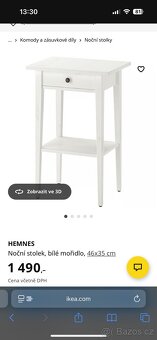 Dva nocni stolky Ikea HEMNES - 3