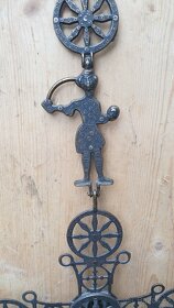 Ozdobný mosazný závěsný svícen - 3