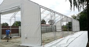 Plachtová Hala 9,15×12,2×6,1m skladem - 3