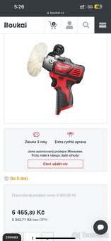 Milwaukee M12 Cordless Polisher Novy na Prodej - 3