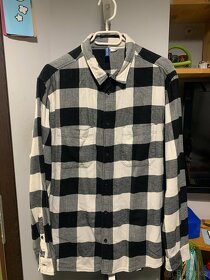 Prodam 2 pánské košile kostkované zn. H&M - 3