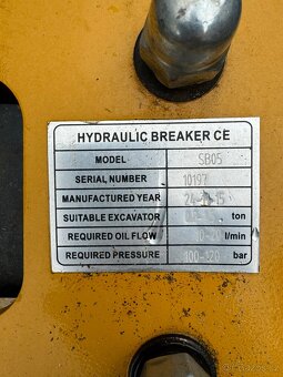 Hydraulické kladivo pro minibagry - 3
