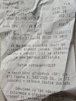 Odvlhcovac zaruka jeste 4,5 roku - 3