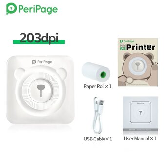 Mini tiskárna fotografií, textu - Bluetooth tiskárna - 3