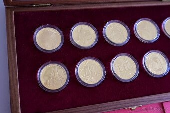 Zlaté mince ČNB Hrady 2016-2020 PROOF - 3