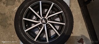 Alu kola R15 5x100 na letních gumách - 3
