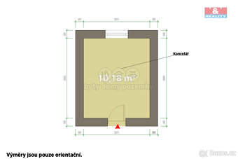 Pronájem kanceláře, 11 m², Plzeň, ul. Republikánská - 3