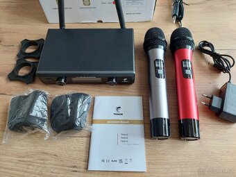 Bezdrátový mikrofonní systém UHF TONOR TW820 - 3