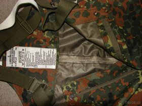 Vojenské pogumované kalhoty: rybářské gatě maskáče bunda USA - 3