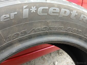 1x zimni hankook 195/60 R15, dezen=7,5mm - 3