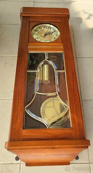 luxusní  secesní dvouzávažové hodiny - 3