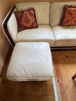 Prava kožená sedací souprava NIERI - 3