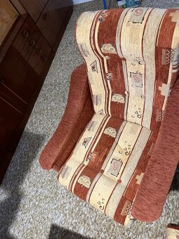 Prodám sedací soupravu – gauč + 2 křesla - 3