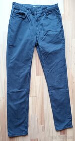 Společenské kalhoty ZARA, tmavě modré, vel. 36 (EU) - 3